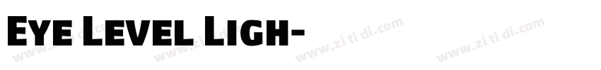 Eye Level Ligh字体转换